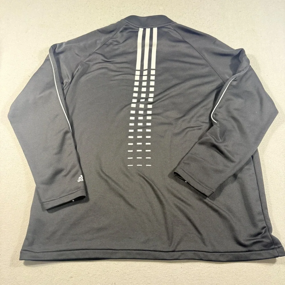 Adidas Golf Adizero Mens 2XL Black Quarter Zip Pullover‎ Long Sleeve Shirt